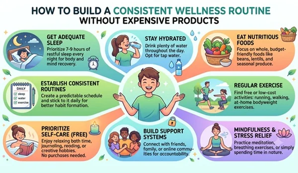 How to Build a Consistent Wellness Routine Without Expensive Products